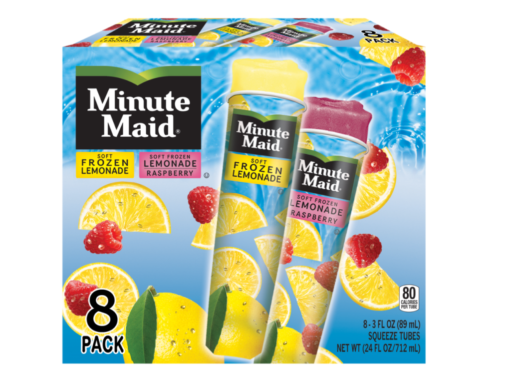 Minute Maid Soft Frozen Lemonade Tubes